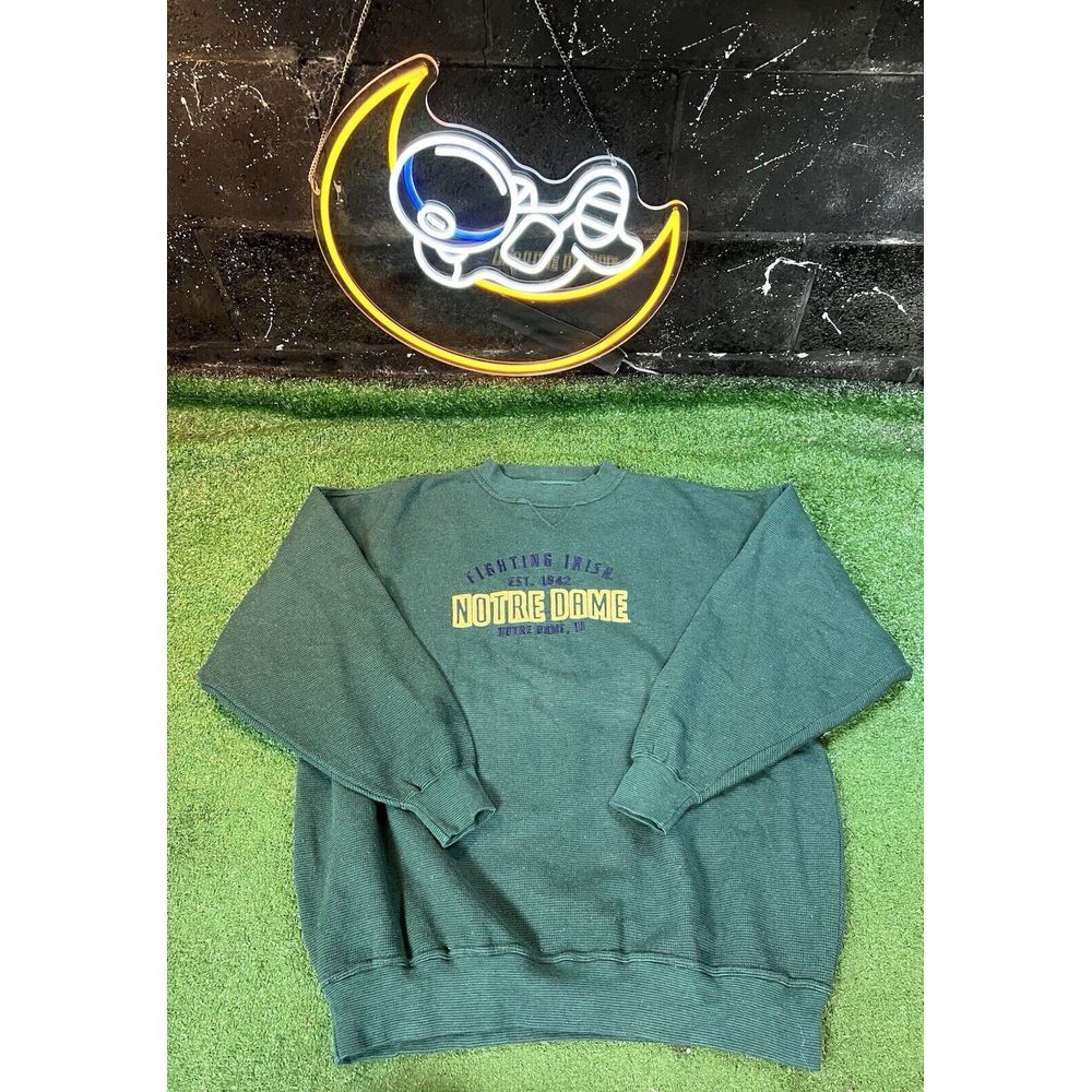 Vintage Notre Dame Fighting Irish Logo Athletic Crewneck Sweatshirt Size XL